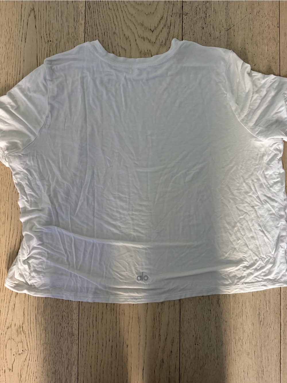 ALO Yoga Women's White Short Sleeve Tee